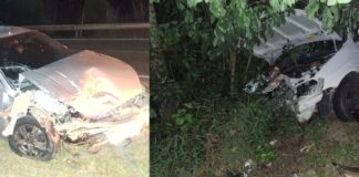 Colisão frontal deixa homem gravemente ferido na SC-108 em São João Batista