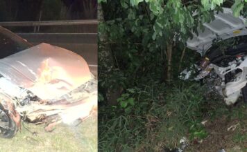 Colisão frontal deixa homem gravemente ferido na SC-108 em São João Batista