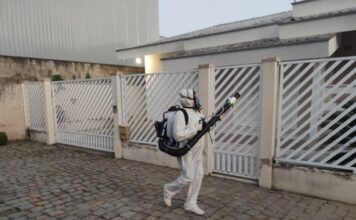 Bairro Steffen recebe nova etapa de pulverização contra o mosquito da dengue em Brusque