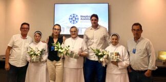 Hospital Azambuja presta homenagem de despedida às Apóstolas do Sagrado Coração de Jesus