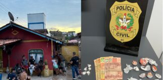 Polícia Civil realiza prisão por tráfico de drogas no bairro Águas Claras