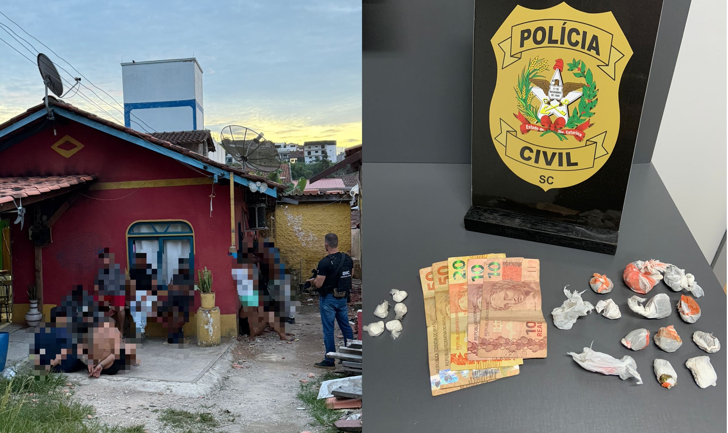 Polícia Civil realiza prisão por tráfico de drogas no bairro Águas Claras
