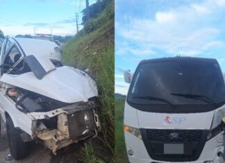 Colisão frontal deixa jovem gravemente ferido na SC-410 em São João Batista