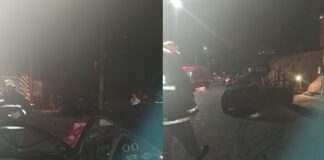 Acidente deixa três feridos no bairro Azambuja