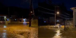 Vídeo: Chuva forte aciona serviço de alerta da Defesa Civil em Brusque e Guabiruba