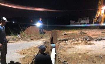 Equipes avançam para etapa de interligação de rede na rua Ernesto Bianchini