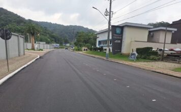 Primeira rua do Programa Asfaltaço é concluída em Brusque
