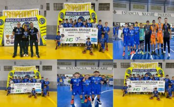 Equipe de Brusque é vice-campeã brasileira de handebol, sendo a única catarinense no certame nacional