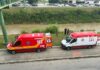 Homem cai de passarela e mobiliza bombeiros em Brusque