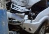 Homem que bateu carro contra poste em Guabiruba morre no hospital