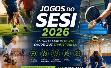 Jogos do SESI 2026 estão com inscrições abertas em Brusque e região