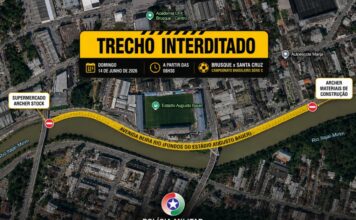 Polícia Militar divulga intervenção no trânsito para o jogo do Brusque x Santa Cruz