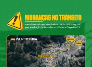 Avenida Beira Rio será interditada na manhã de domingo para corrida de 21 quilômetros