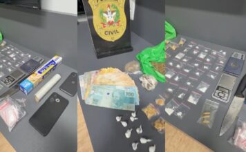 Polícia Civil realiza ação de combate ao tráfico de drogas no bairro Steffen