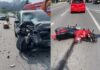 Homem morre em acidente entre carro e moto nas proximidades do Pavilhão de Eventos