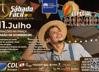 Sábado Fácil Especial Arraiá acontece neste dia 11 de julho