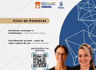 Brusque promove ciclo de palestras sobre proteção e bem-estar animal nesta segunda-feira