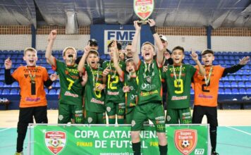 Brusque Futsal conquista o título da Série Ouro da 24ª Copa Catarinense de Futsal Sub-12
