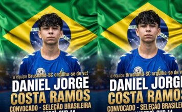 Atleta de Brusque é convocado para a Seleção Brasileira de Handebol Infantil