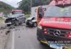 Corpo de Bombeiros registra colisão entre veículos no Zantão