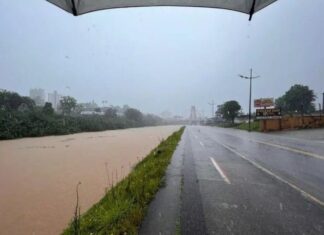 Defesa Civil divulga boletim de monitoramento da chuva em Brusque