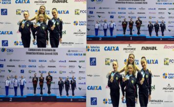 Brusque conquista ouro na Copa Brasil e garante vaga no Sul-Americano de Ginástica Rítmica; ABGR
