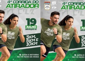 Da Hora: 4ª Corrida do Atirador movimenta Brusque no próximo domingo, 19