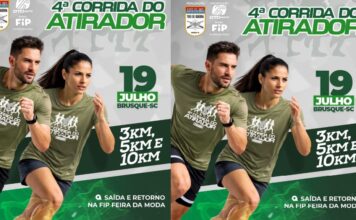 Da Hora: 4ª Corrida do Atirador movimenta Brusque no próximo domingo, 19