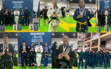 Brusque conquista cinco medalhas no jiu-jitsu dos 38º Joguinhos Abertos de Santa Catarina