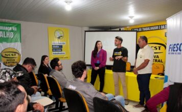 SENAI e Sinduscon realizam aula inaugural da primeira turma do Profissão Construir em Brusque