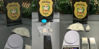 Polícia Civil realiza operação e apreende drogas durante investigação de tentativa de homicídio em Brusque