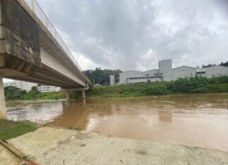 Chuva se distribuiu de forma uniforme em Brusque, mostra relatório da Defesa Civil