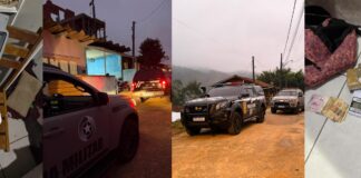 Polícia Civil realiza forte operação contra o tráfico de drogas no Vale do Itajaí