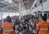 Defesa Civil realiza simulação de incêndio na escola de Brusque