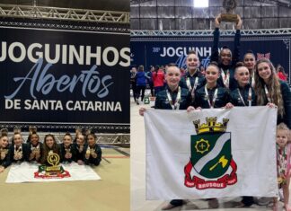 ABGR conquista título geral da Ginástica Rítmica nos Joguinhos Abertos de Santa Catarina