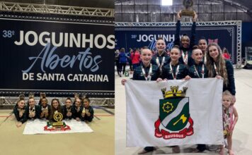 ABGR conquista título geral da Ginástica Rítmica nos Joguinhos Abertos de Santa Catarina