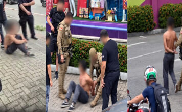 Homem é detido pela Polícia Militar após denúncia no Centro de Brusque