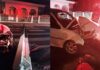 Carro bate em poste no bairro Dom Joaquim