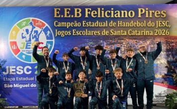 Handebol de Brusque representa Santa Catarina nos JEBs 2026