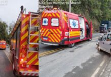 Colisão entre dois carros deixa mulher ferida em Botuverá