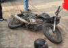 Motociclista fica ferido após colisão com carro no bairro Águas Claras, em Brusque