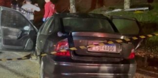 Jovem de 21 anos morre após carro bater contra palmeira na SC-108