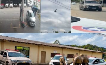Mobilização da Polícia Militar de Brusque resulta na recuperação de veículo roubado em Itajaí