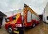 Brigadistas controlam princípio de incêndio em empresa têxtil de Guabiruba