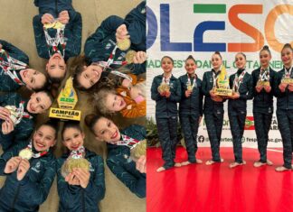 Ginastas de Brusque conquistam troféu geral de ginástica rítmica na Olesc