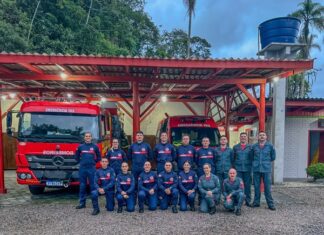 Corpo de Bombeiros de Guabiruba recebe oito novos militares e fortalece atendimento à população
