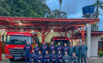 Corpo de Bombeiros de Guabiruba recebe oito novos militares e fortalece atendimento à população